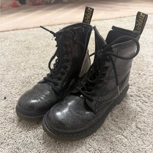 Kids Dr. Martens Glitter Boots